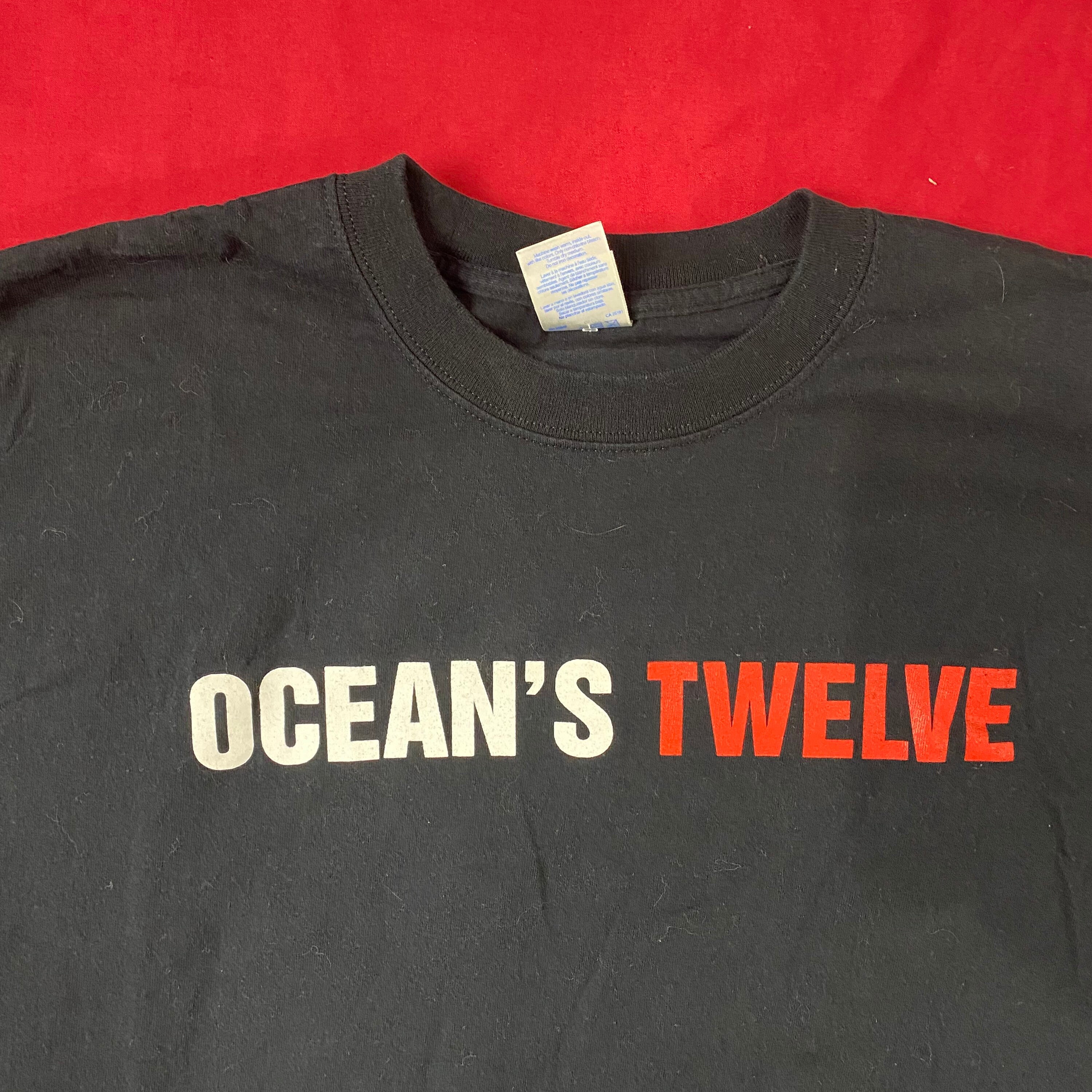 Buy 2004 Ocean's Twelve Movie Promo T-shirt Men's Large Online in