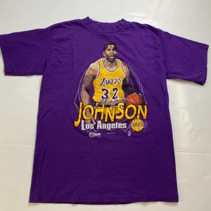 Camiseta Magic Johnson LA Lakers 1990 Tamanho L (a3093)