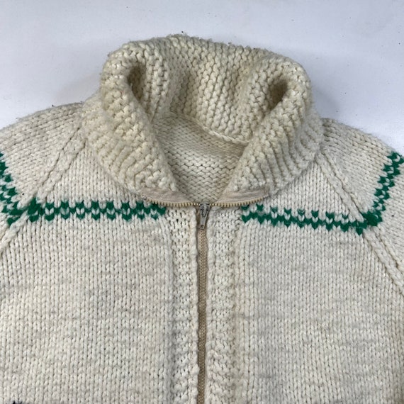 Vintage Hand Knit Wool Cowichan Siwash Sweater Ja… - image 7