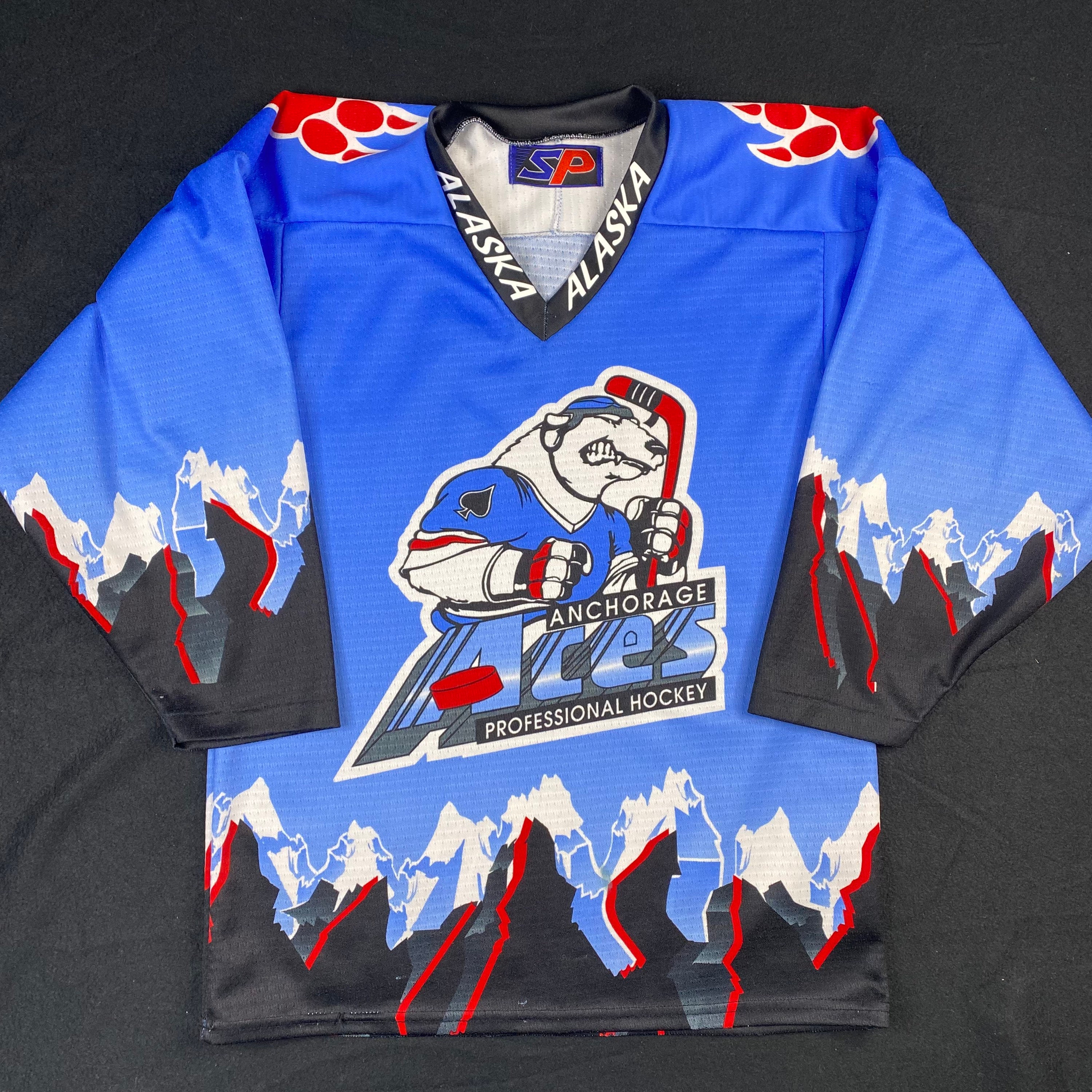 Anchorage Aces Hockey Jersey Sz Medium
