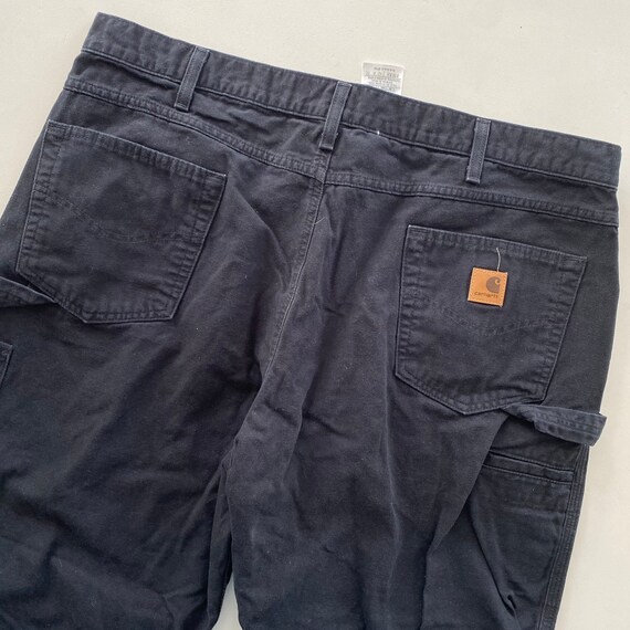 Carhartt Black Loose Fit Canvas Work 