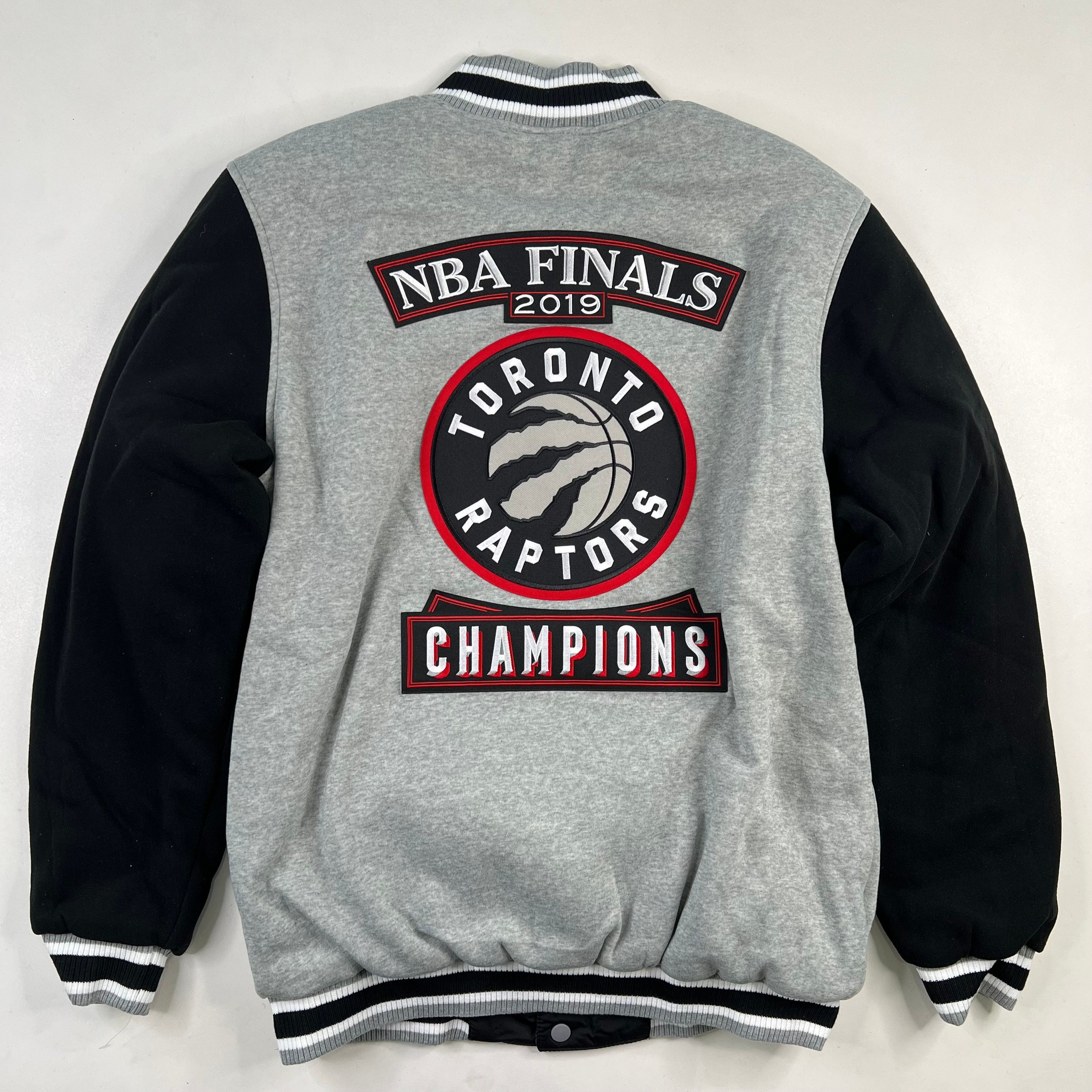 Varsity OVO Toronto Raptors Black Jacket