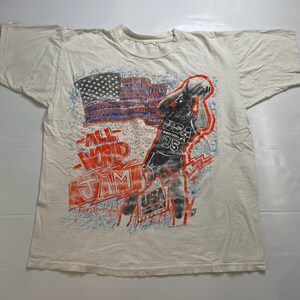 T-shirt Magic Johnson All World Jam des années 90, taille XL (a3092)
