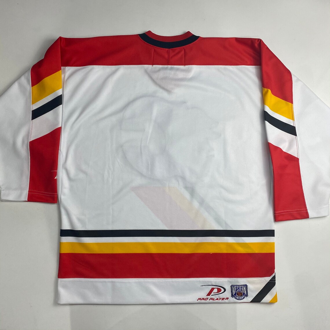 Vintage Pro Player Calgary Flames Pedestal NHL Hockey Jersey Etsy