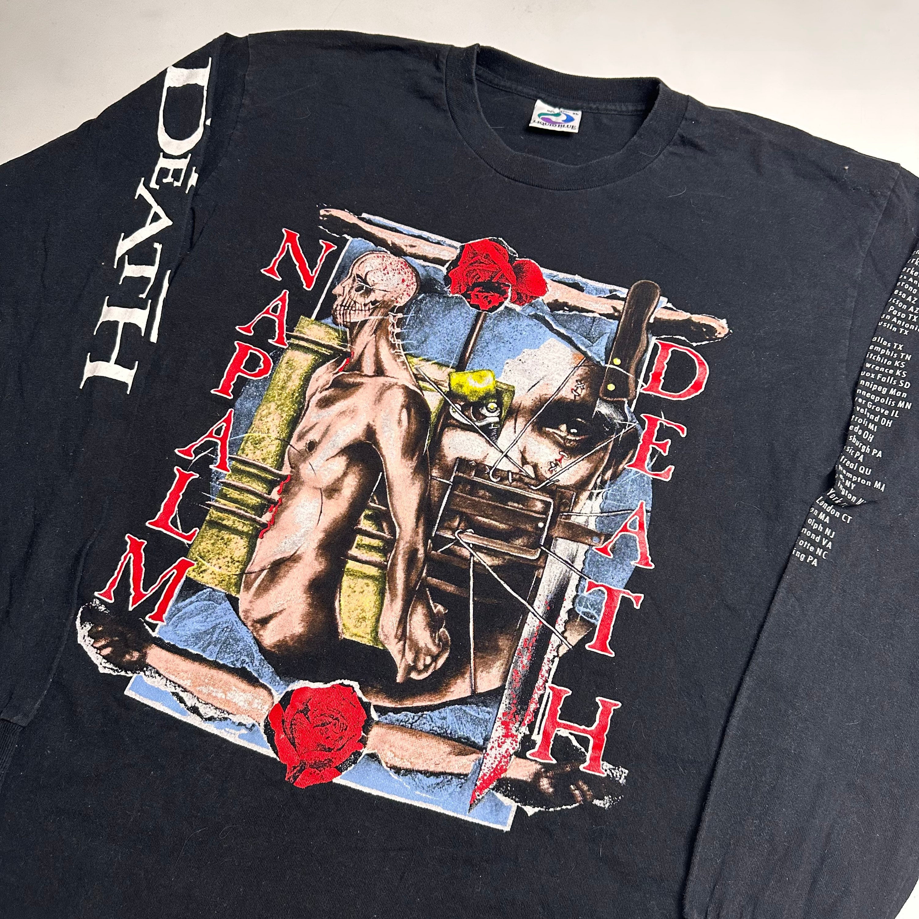 1996 Napalm Death Diatribes Long Sleeve Sz XL (H114) - Etsy