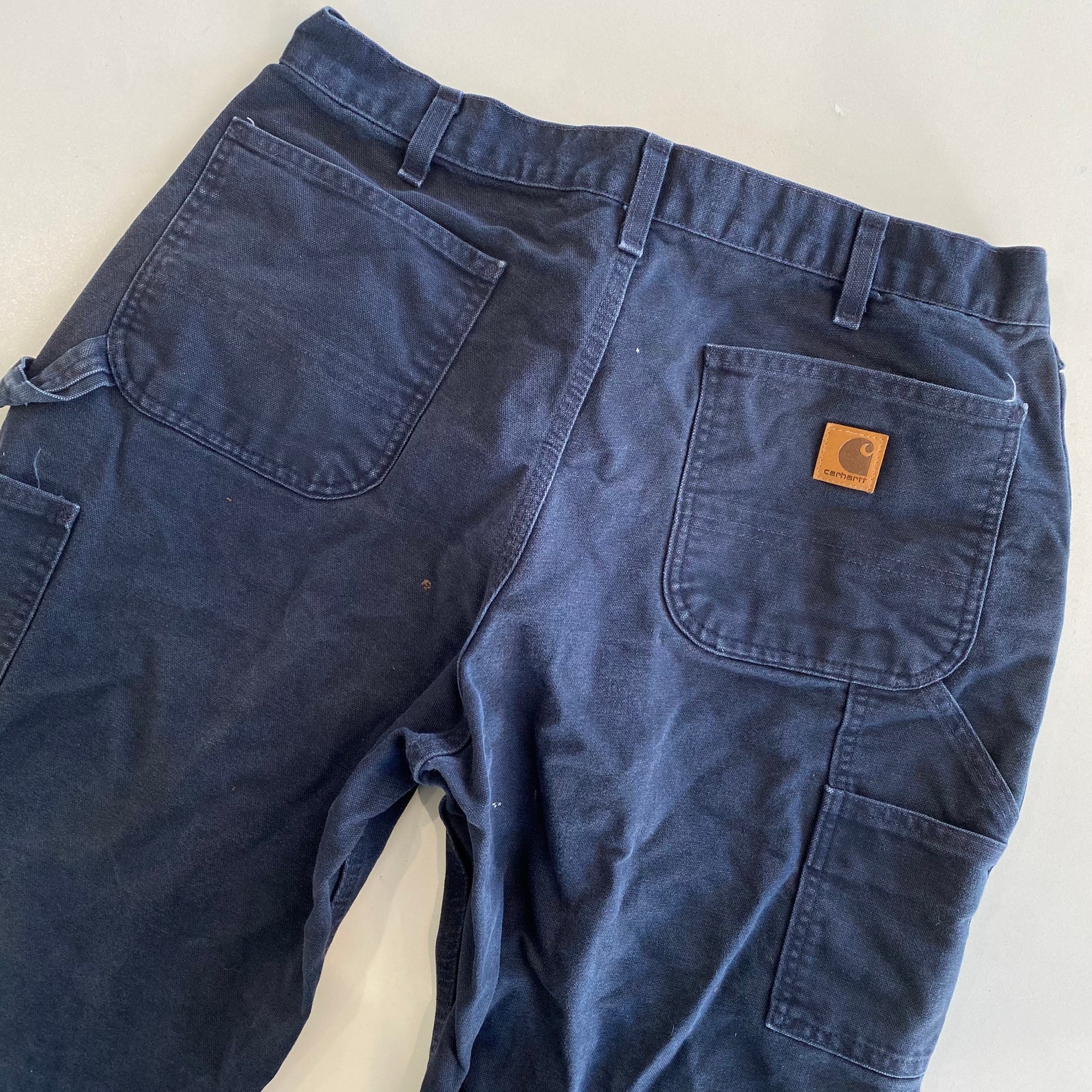 carhartt navy blue work pants