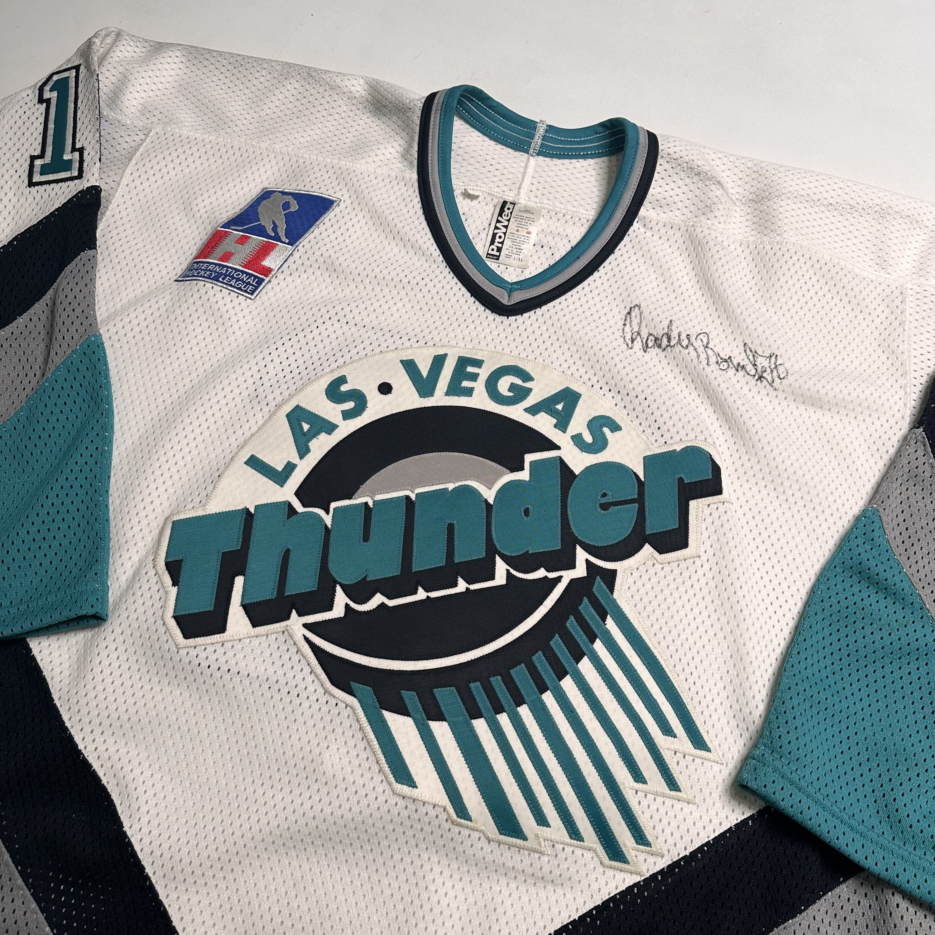 90s Radek Bonk Las Vegas Thunder Jersey Sz L/XL - Etsy