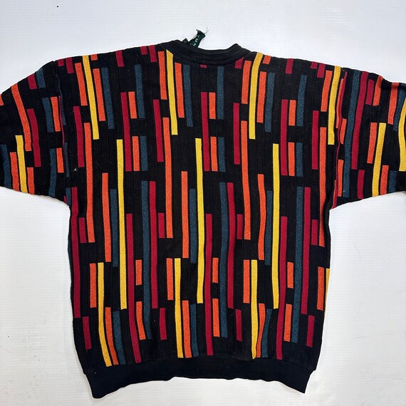90s Coogi Inspired Sweater Sz M (A3306b) - image 5