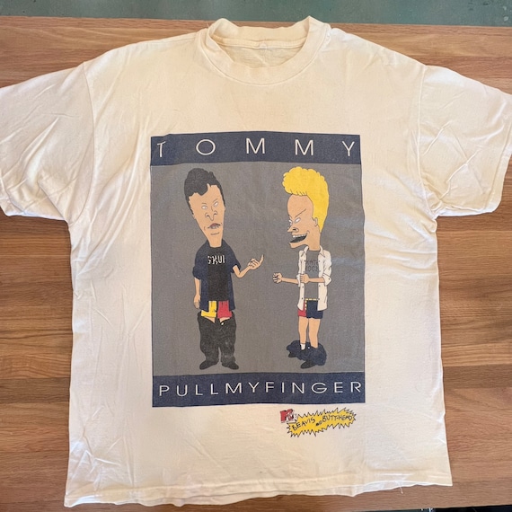 90s Beavis Butthead Tommy T shirt Sz XL L713 Etsy Canada