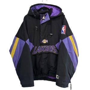 90&#39;s Los Angeles Lakers Starter Jacket Sz XL (A3118)