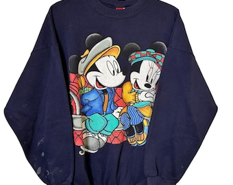 90s Mickey & Minnie Crewneck Sz XL (A8606)