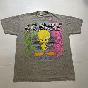 Camiseta de Tweety Bird de los años 90, talla XL (A3673)