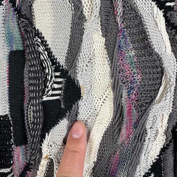 90s Coogi Inspired Knit Sweater Sz XL (X953dm) - image 6