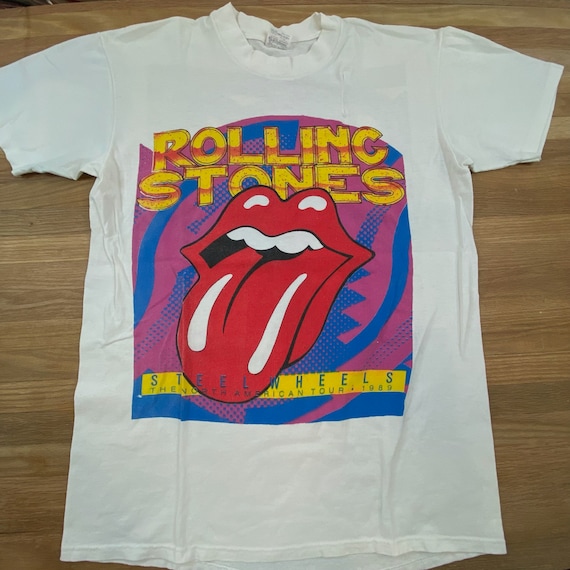The Rolling Stones Tシャツ Lサイズ ギタリスト 1989 Rolling Stones T-shirt L (A1661) - Etsy
