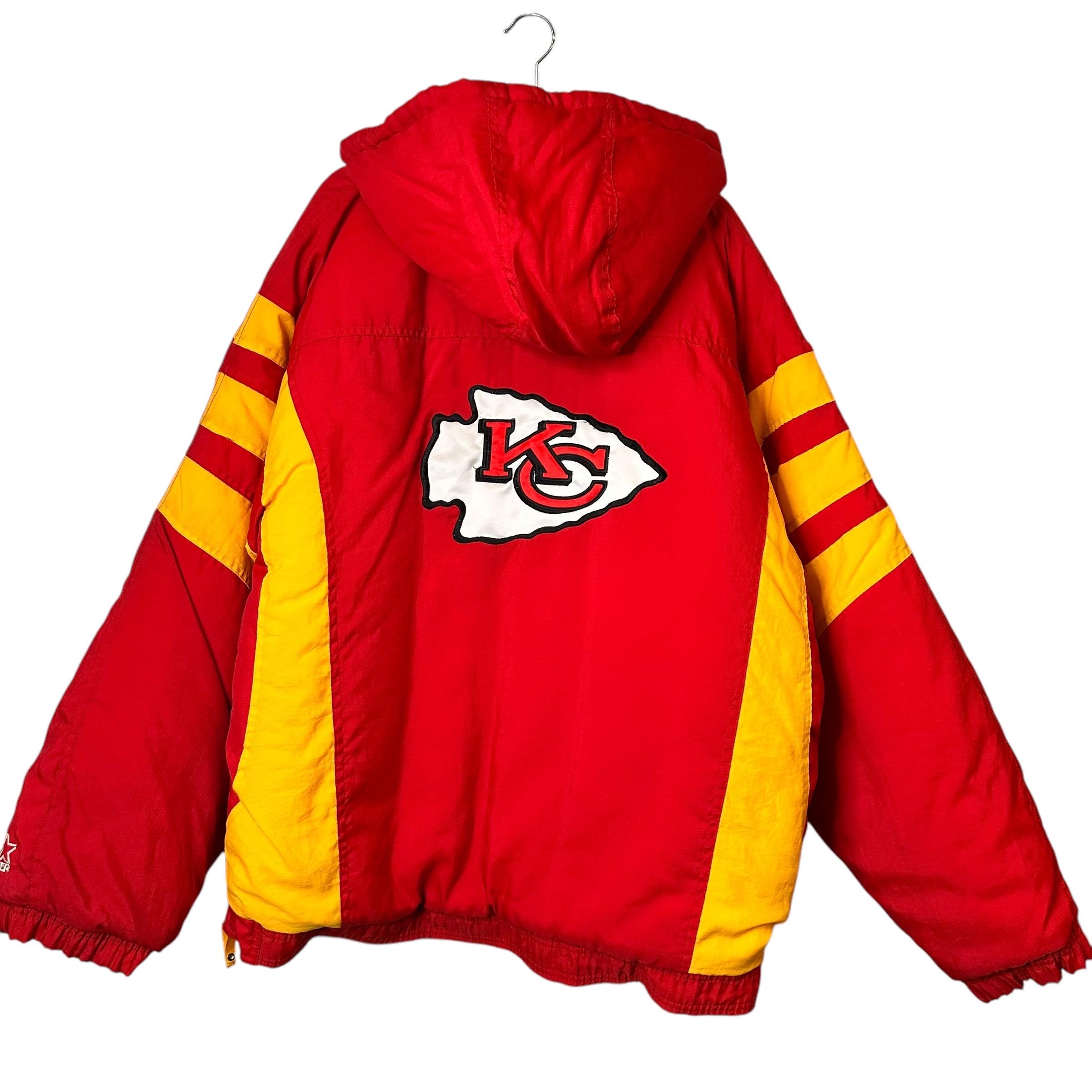 【90s】Starter NFL Kansas City Chiefsスタジャン 古着 80～90年代 スターター Starter NFL KANSAS CITY CHIEFS カンザス