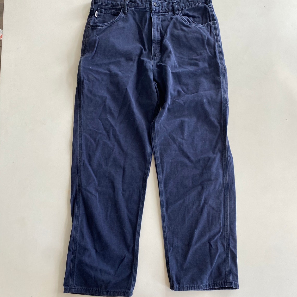 carhartt navy blue work pants