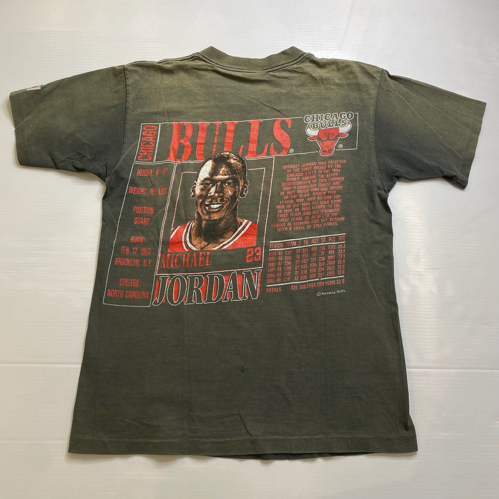 90's Michael Jordan Nutmeg T-shirt Sz L (A3771) - Etsy