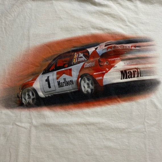 90’s Marlboro Racing T-shirt Sz XL (A3871) - image 6