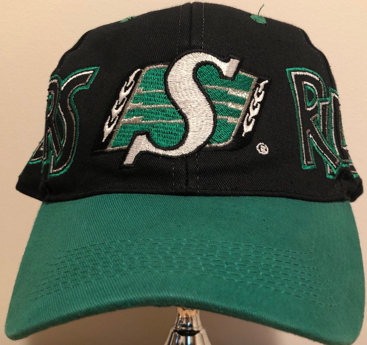 90s Saskatchewan Roughriders Strapback Hat by Softwear | Etsy