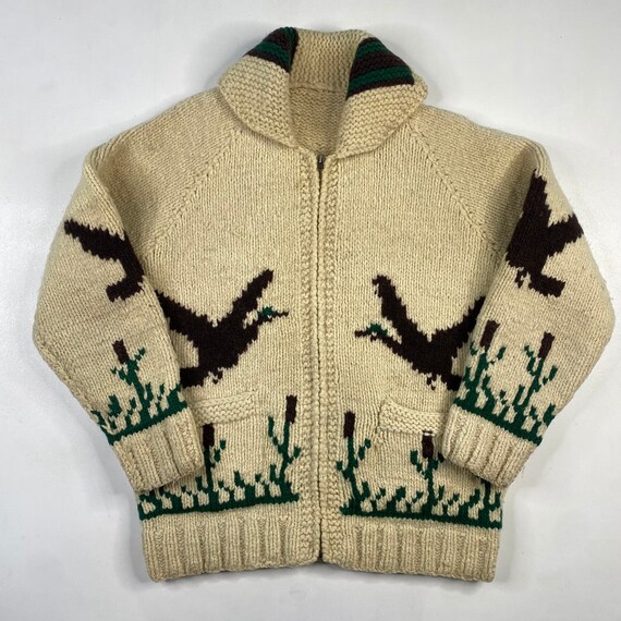 Wool Cowichan Siwash Sweater Jacket 