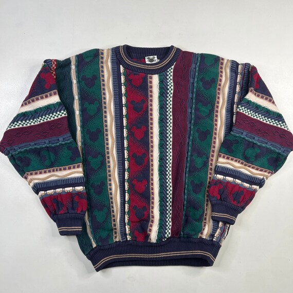 90s Mickey Mouse Coogi Sweater Sz S 
