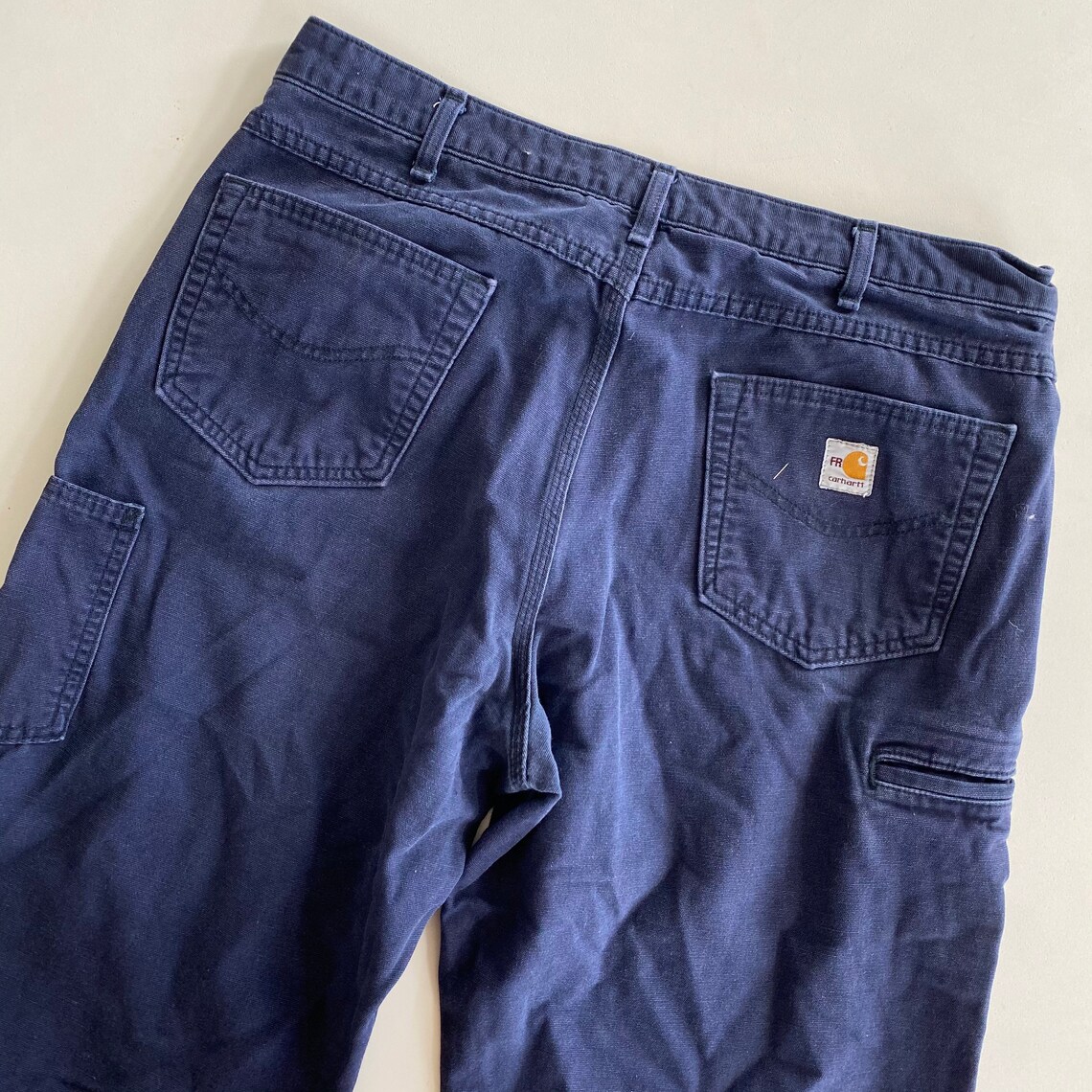 carhartt navy blue work pants