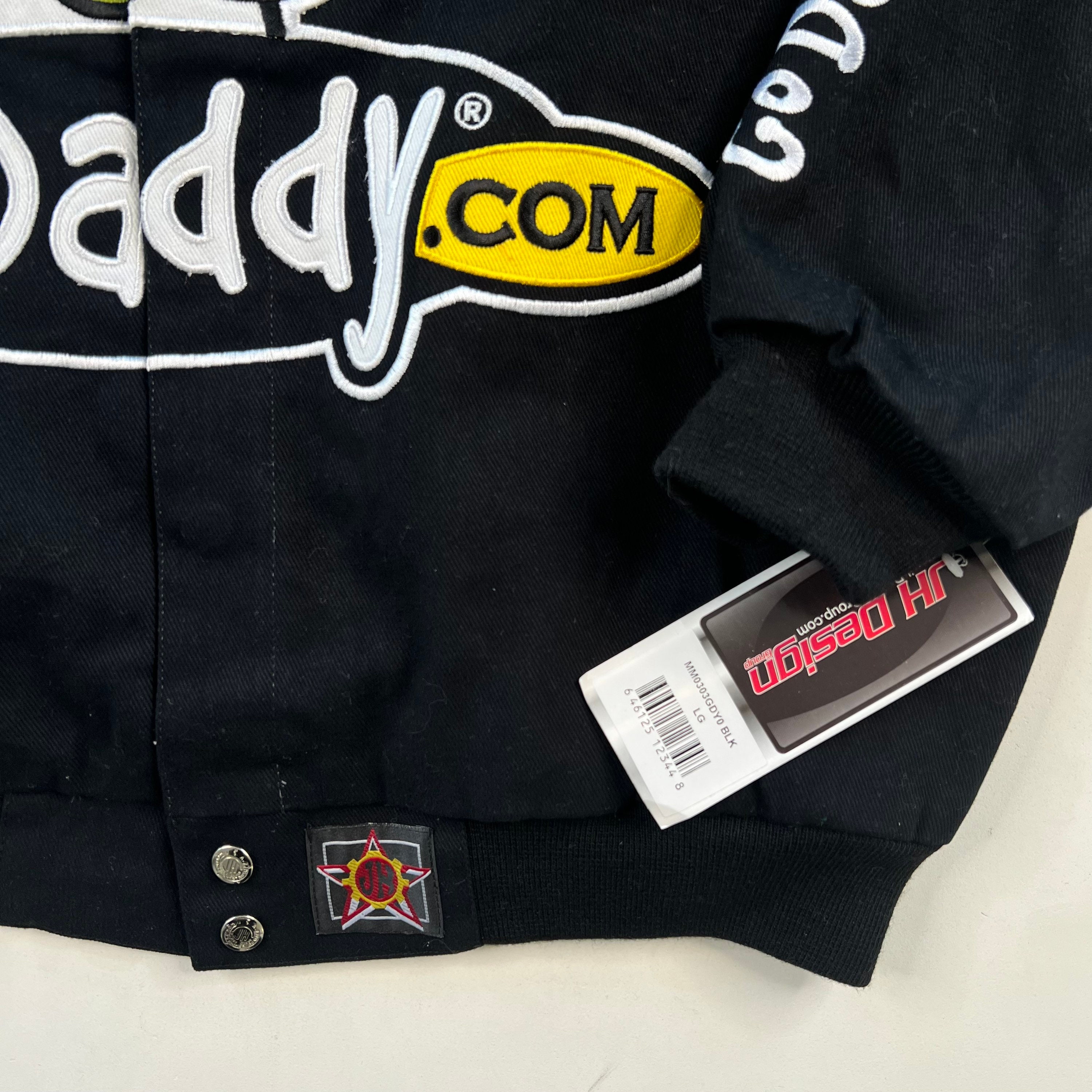 Jeff Hamilton Go Daddy NASCAR Jacket Size Large Etsy Ireland