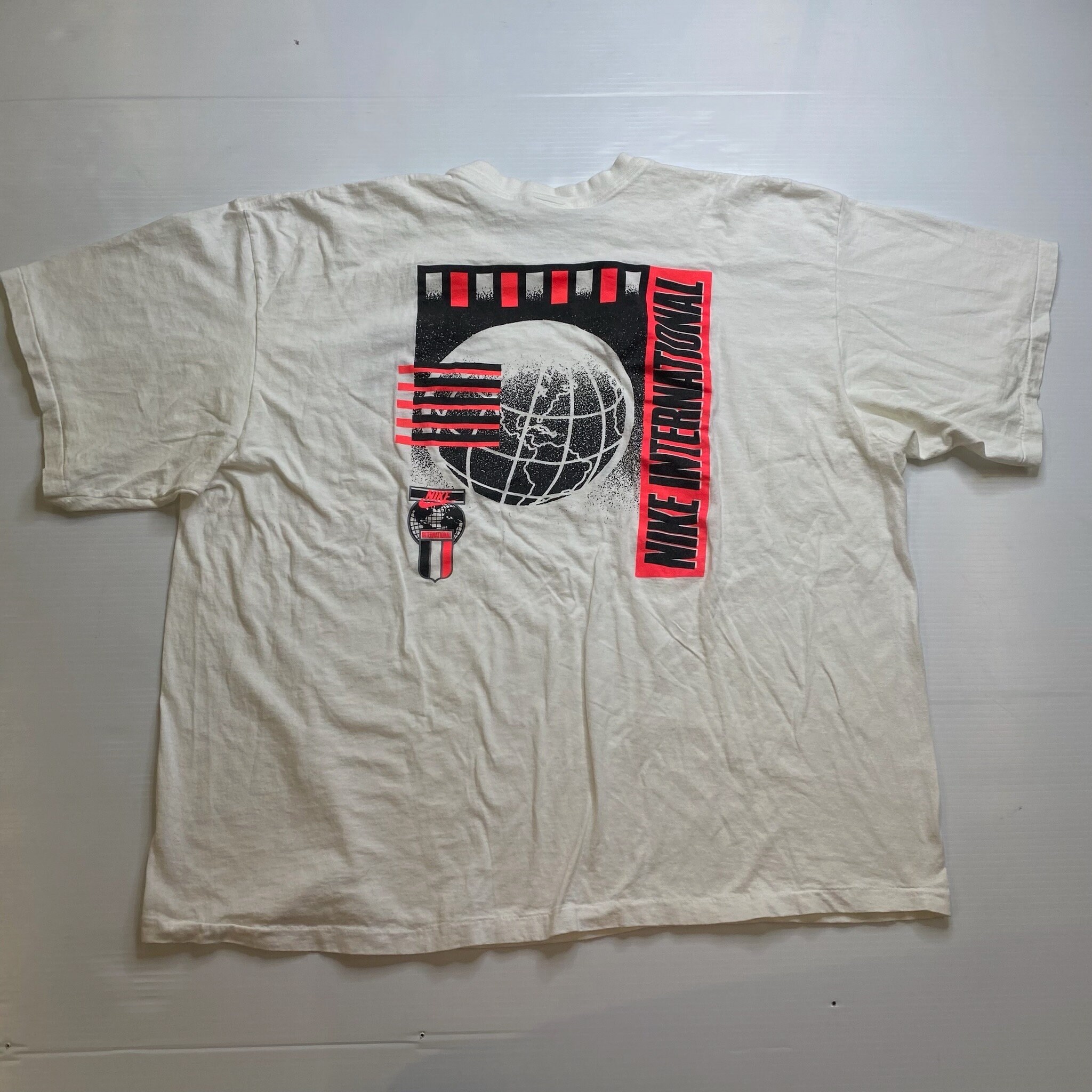 90s Nike International T-shirt Sz 2XL (a4216) - Etsy Canada