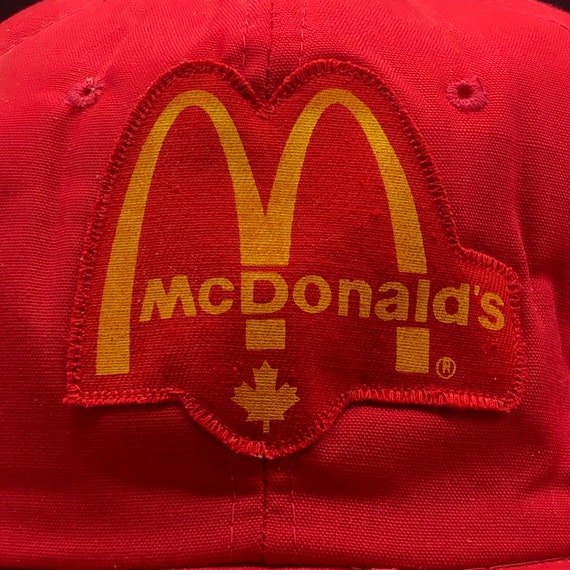 80s McDonald’s Patch Trucker Snapback Hat - image 5