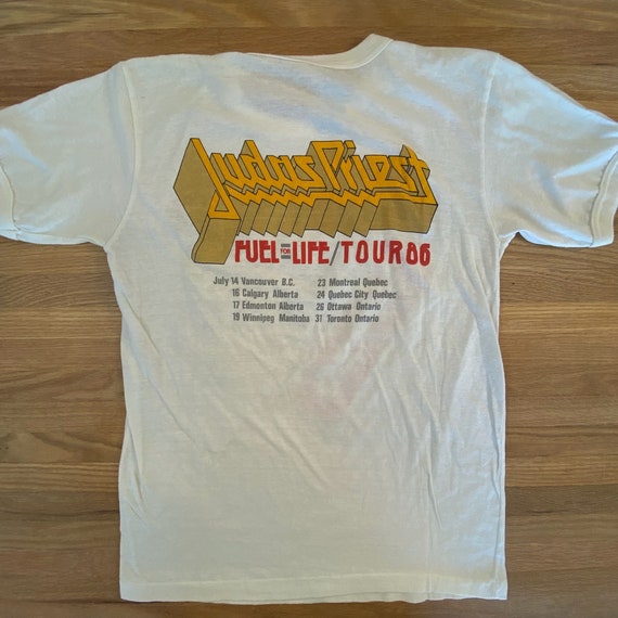 1986 Judas Priest Fuel For Life Turbo Tour T-shir… - image 3