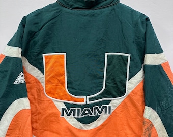 Vintage Pro Player Miami Hurricanes Full Zip Jacket 90s Ncaa