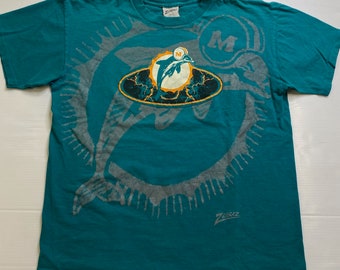 90s Miami Dolphins T-shirt Sz L (A3841)