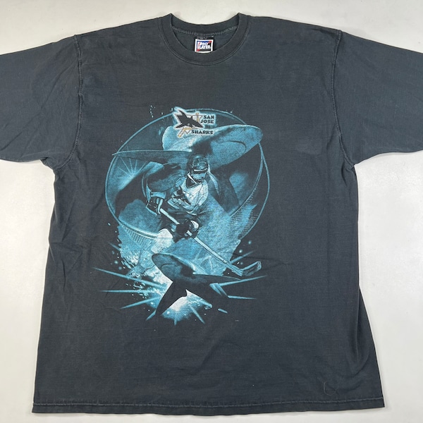 90s San Jose Sharks T-Shirt Sz 2XL (X406)