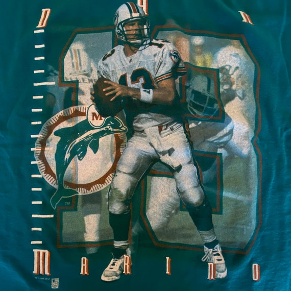 90s Dan Marino NFL T-shirt Sz XL A1970 - Etsy Israel