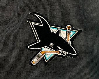 90's Jeff Hamilton San Jose Sharks Leather Jacket - Etsy