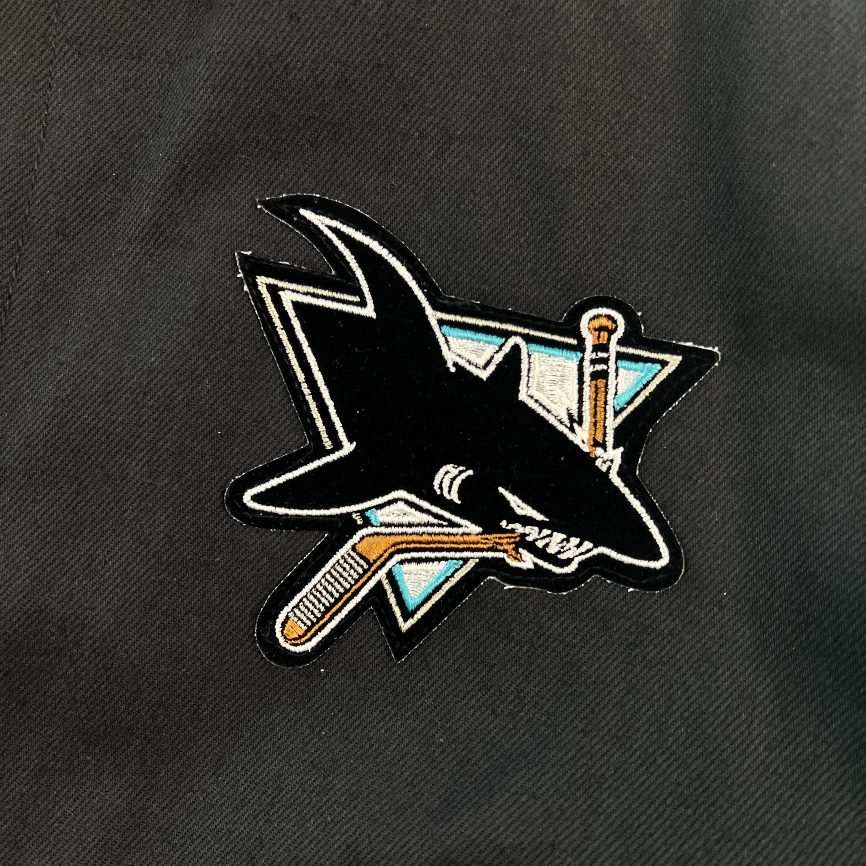 90's Jeff Hamilton San Jose Sharks Leather Jacket - Etsy