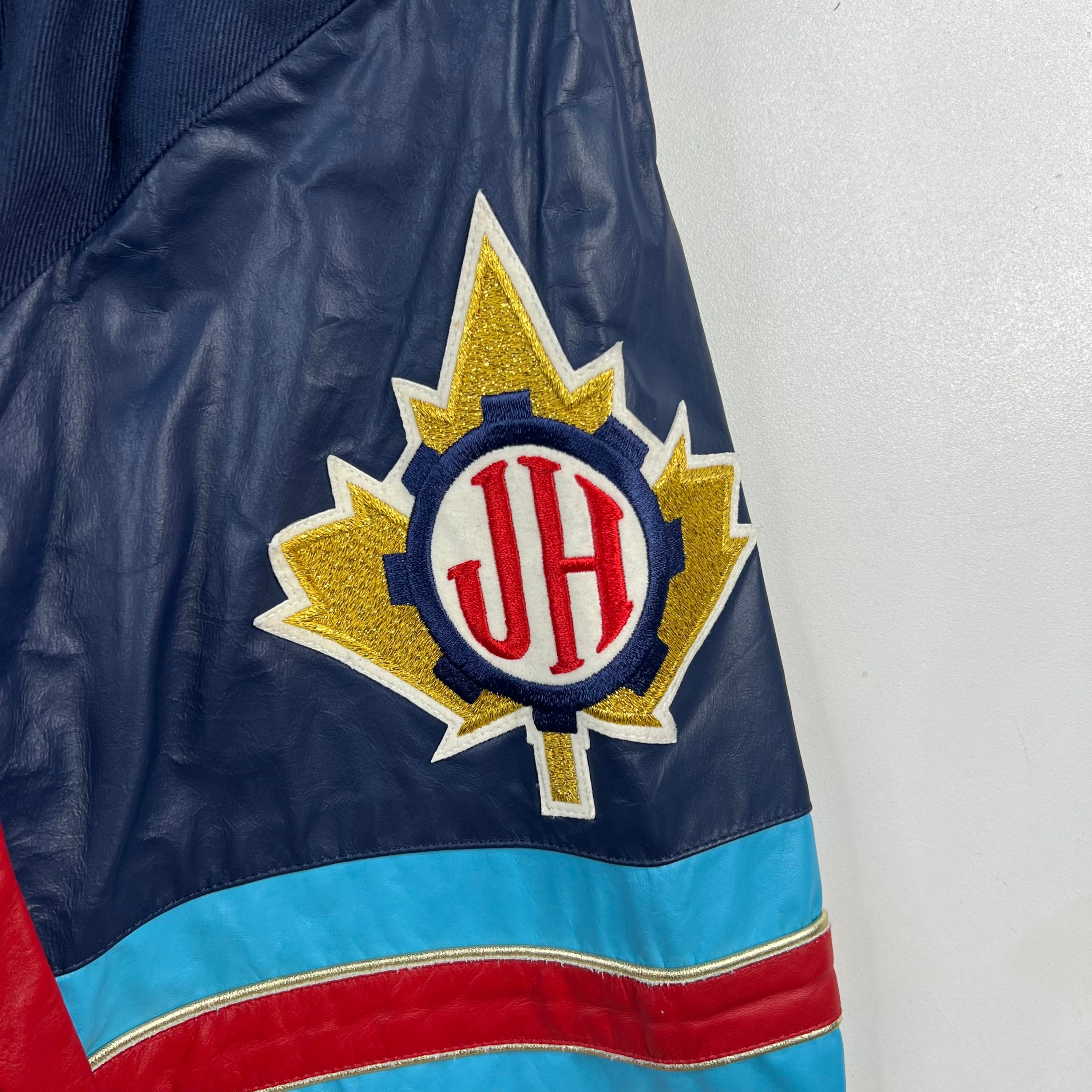 1993 Toronto Bluejays Jeff Hamilton World Champion Bomber Jacket 