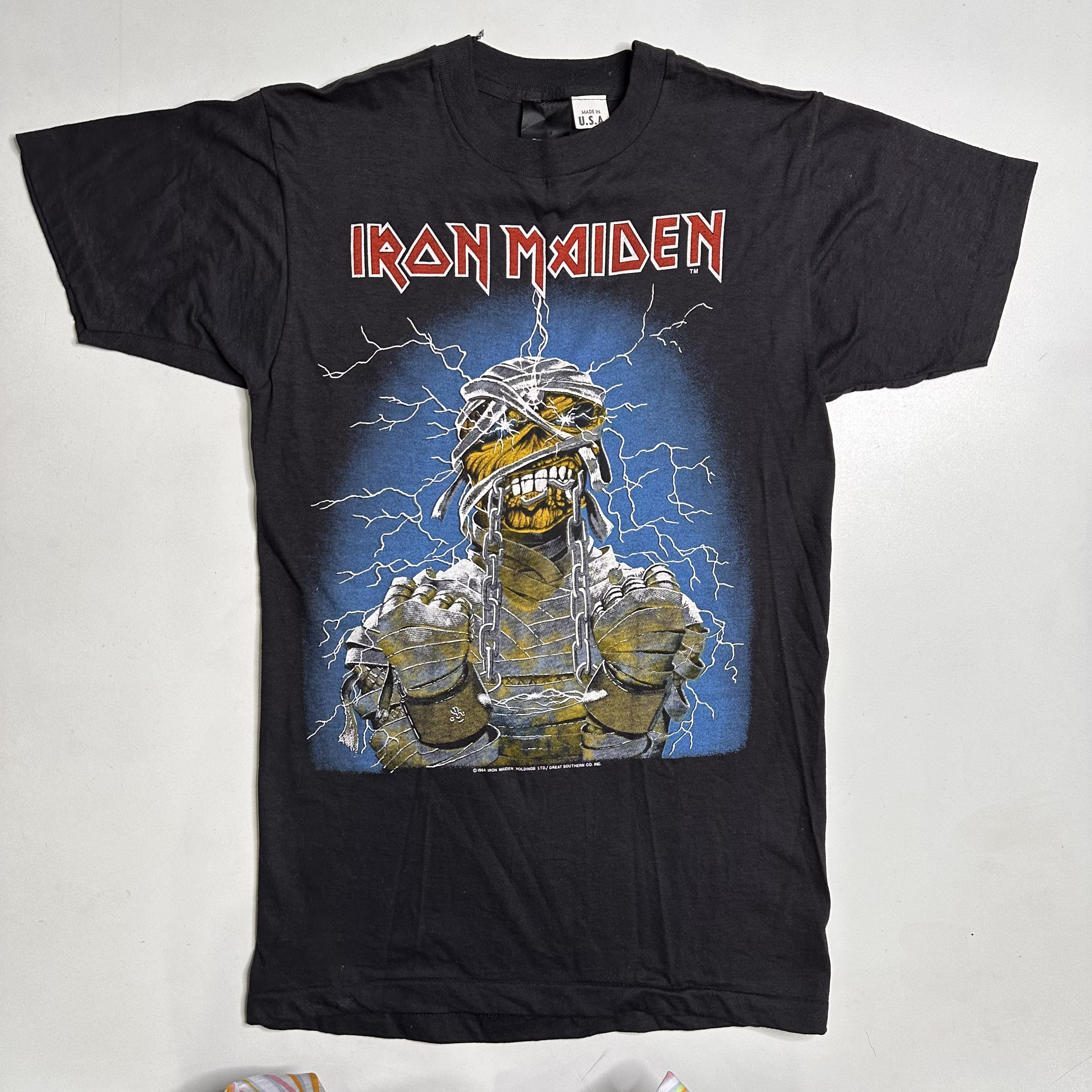 1985 Iron Maiden World Slavery Tour T-shirt Medium (H110) - Etsy