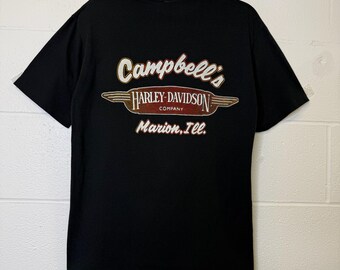 80's Harley Davidson Put Your Ass on Some Class T-shirt Sz L (B470