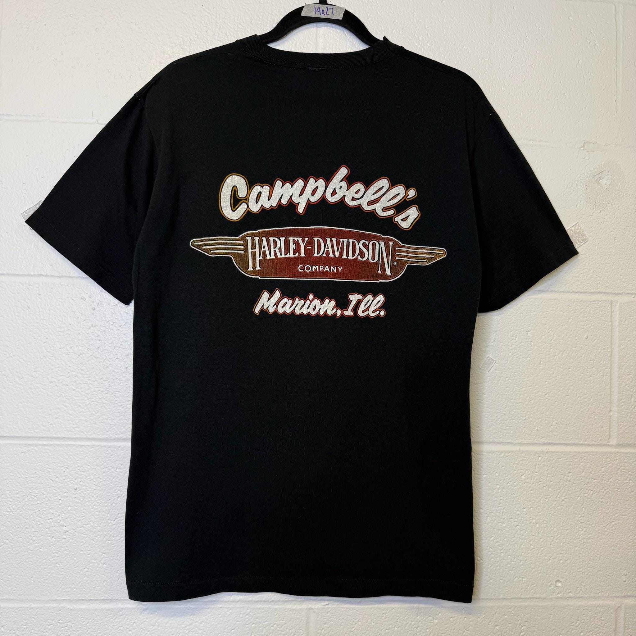 80's Harley Davidson Put Your Ass on Some Class T-shirt Sz L (B470