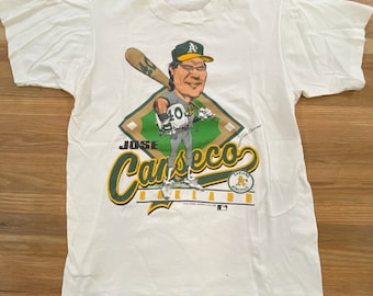 USA製 90s ヴィンテージ アスレチックス ホセ・カンセコ Tシャツ USA製 90s ヴィンテージ アスレチックス ホセ・カンセコ Tシャツ