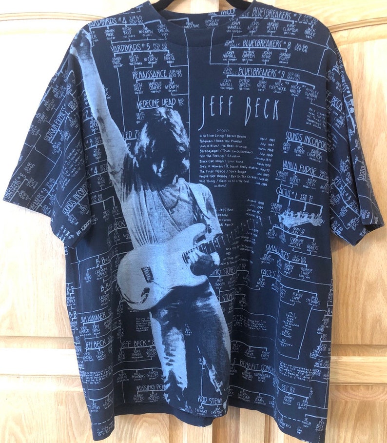 1995 Jeff Beck Anthology Tshirt Mens XL