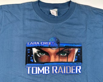 2001 Lara Croft Tomb Raider T-Shirt Sz XL (X999)