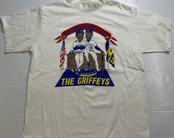 1990 Seattle Mariners The Griffey’s T-shirt Sz M (A3091)