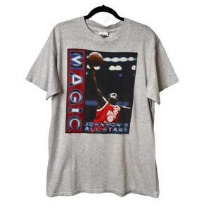 Camiseta Magic Johnson dos anos 90 tamanho L (A7290)