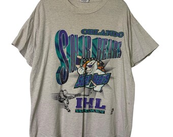 90's Orlando Solar Bears T-shirt Sz L (B666)