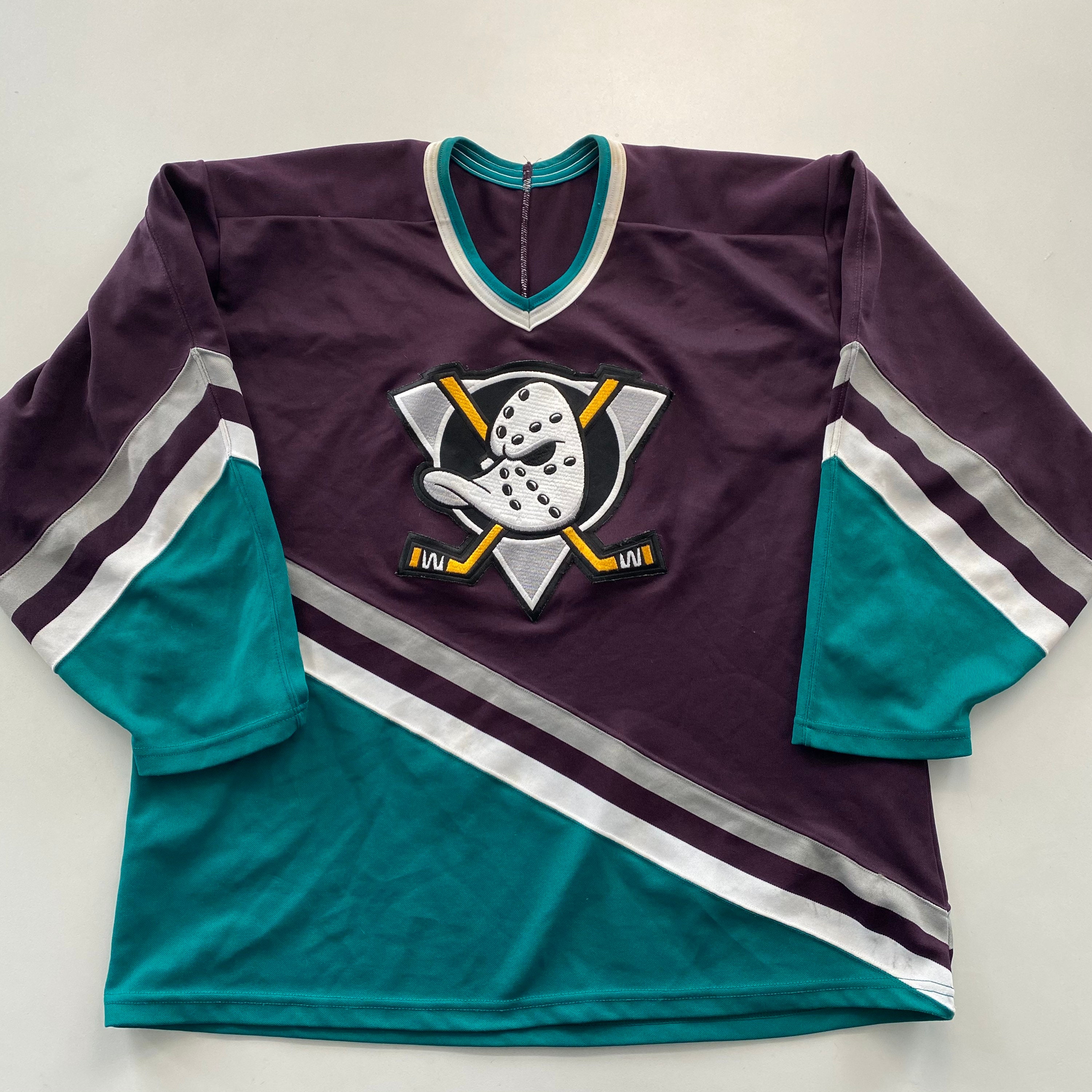 Vintage 90s Mighty Ducks CCM Hockey Jersey Etsy
