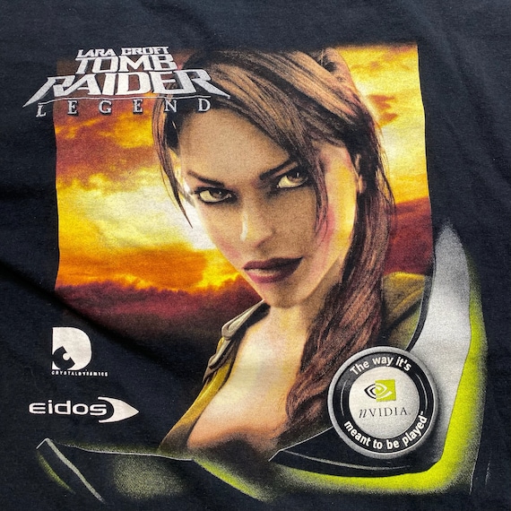 Lara Croft Tomb Raider Legend Nvidia T-Shirt Sz X… - image 2