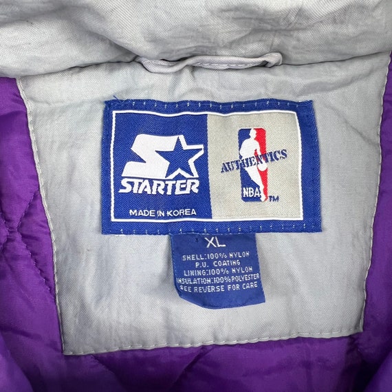 90 S Starter Sacramento Kings Nba Pullover Puffy Jacket Etsy 日本
