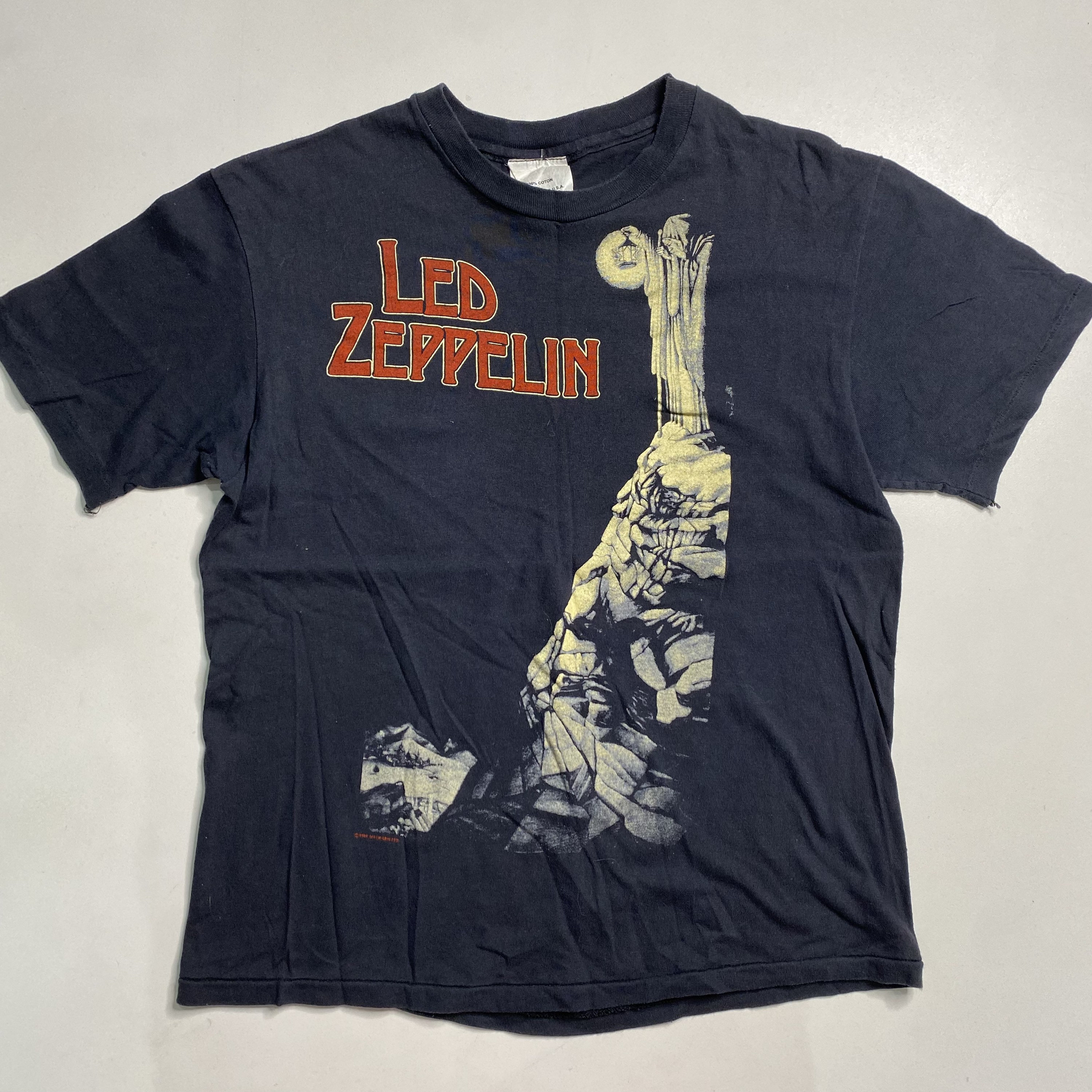 80 s Led Zeppelin T shirt Men s Large X673 Etsy UK